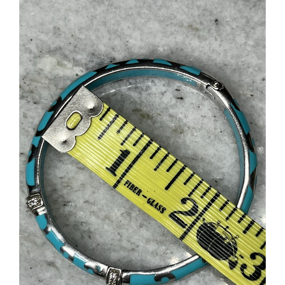 Angelique de Paris Veranda Bracelet Sterling Silver & Robins Egg Blue Resin - Picture 9 of 9